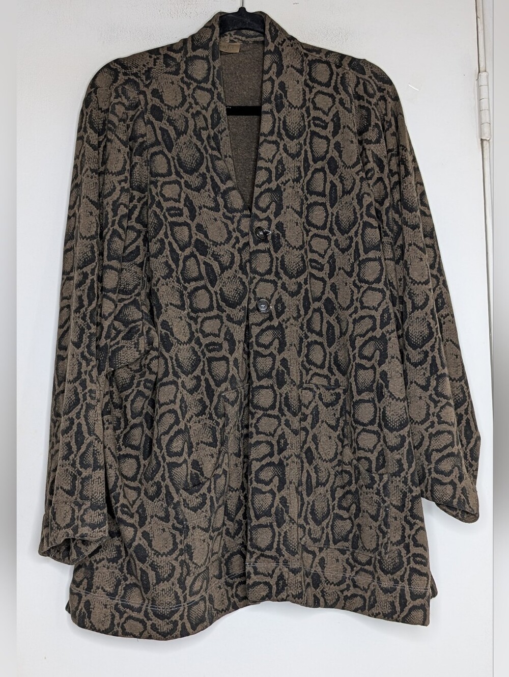 RTH Python Fleece Poncho Cardigan | BURNING MAN